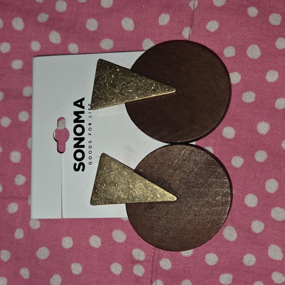 Sonoma Jewelry - ♥️2 For $25♥️Sonoma Geometric Brown and Gold Earrings